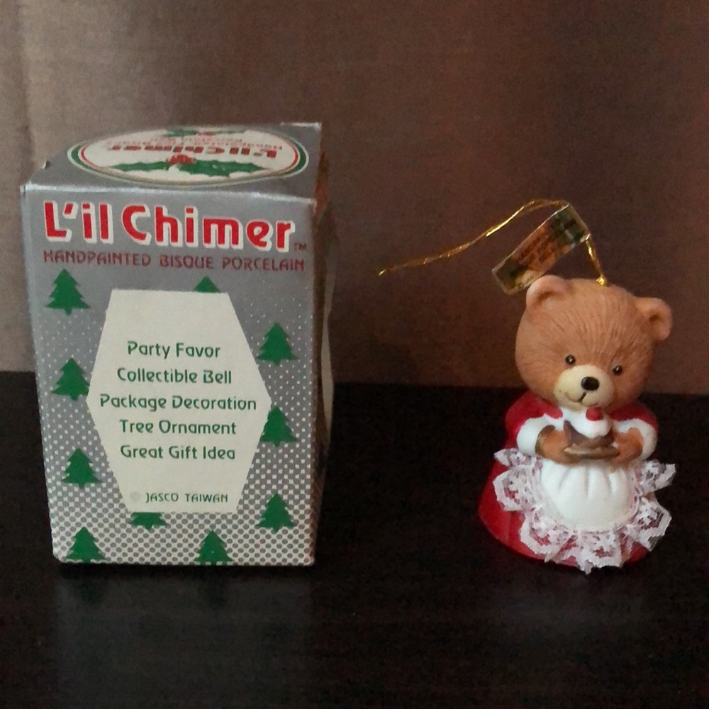 L’ll Chimer - Jasco - Hand Painted Fine Bisque Porcelain Bell